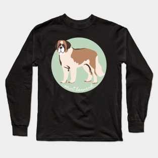 Saint Bernard Lover Gift Dog Breed Pet Lover Puppy Long Sleeve T-Shirt